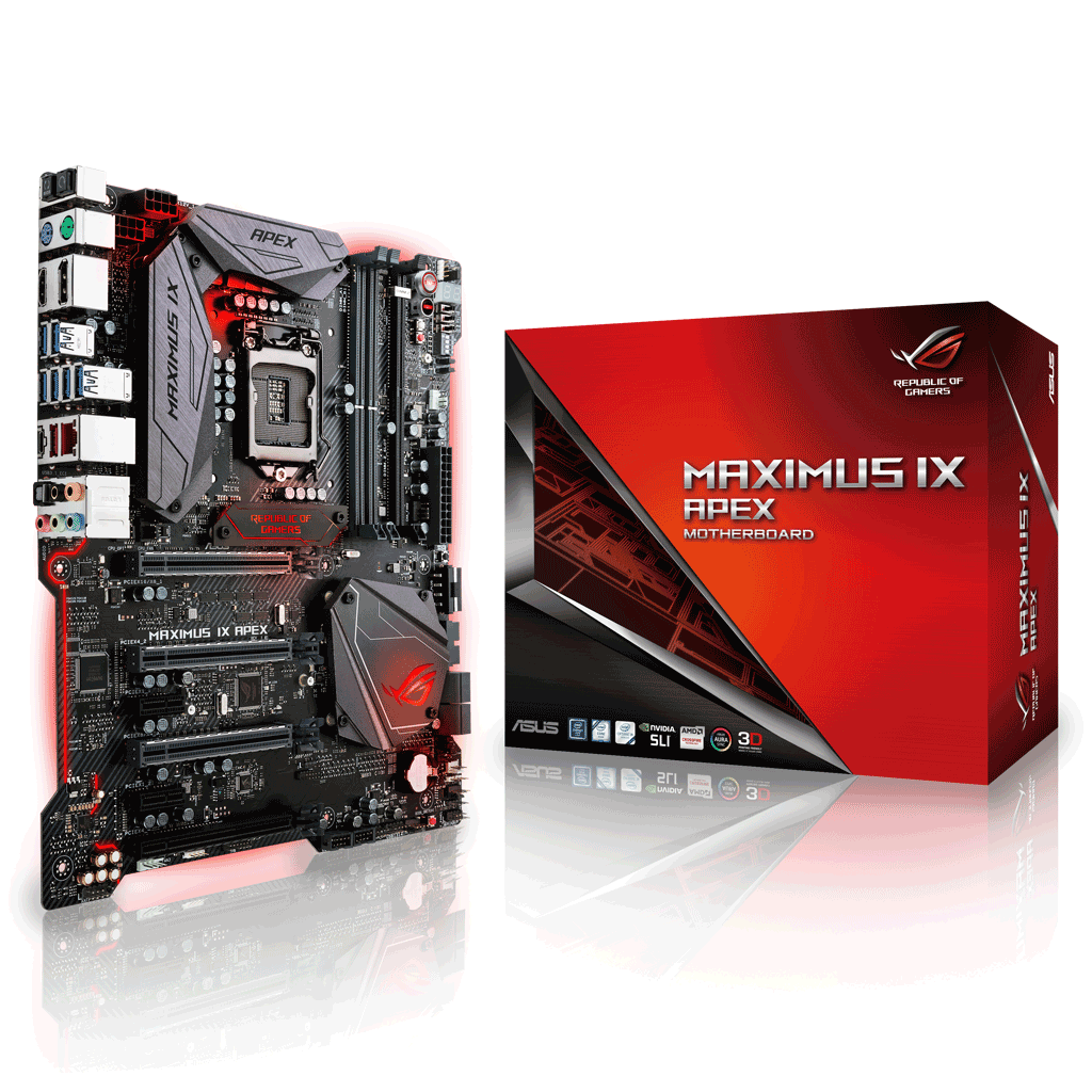 ̼, NEW ROG κ 'MAXIMUS IX APEX' ...