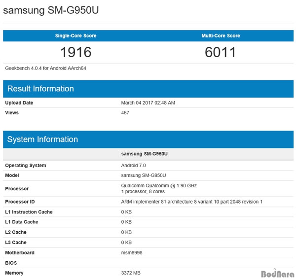 Ｚ S8 ǹ   GeekBench  