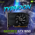 ڽ,  GeForce GTX1650 Typhoon D5 4GB 